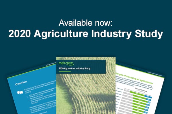 Available now: NexTec's 2020 Agriculture Industry Study