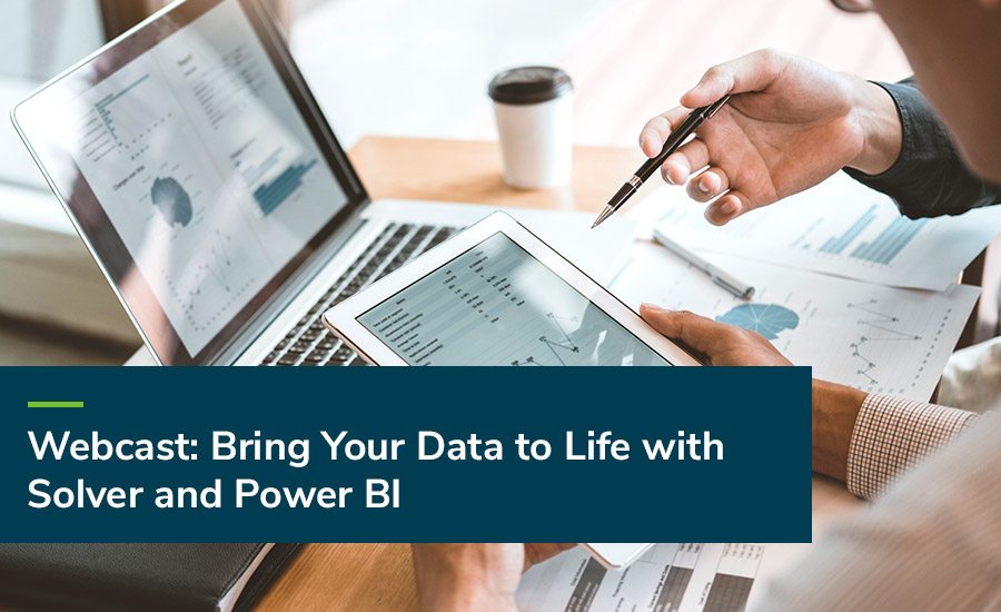 Webcast - Bring data to life with Solver and Power BI