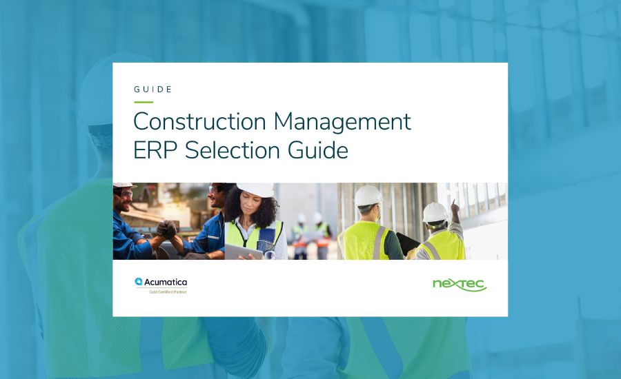 Construction Management: ERP Selection Guide