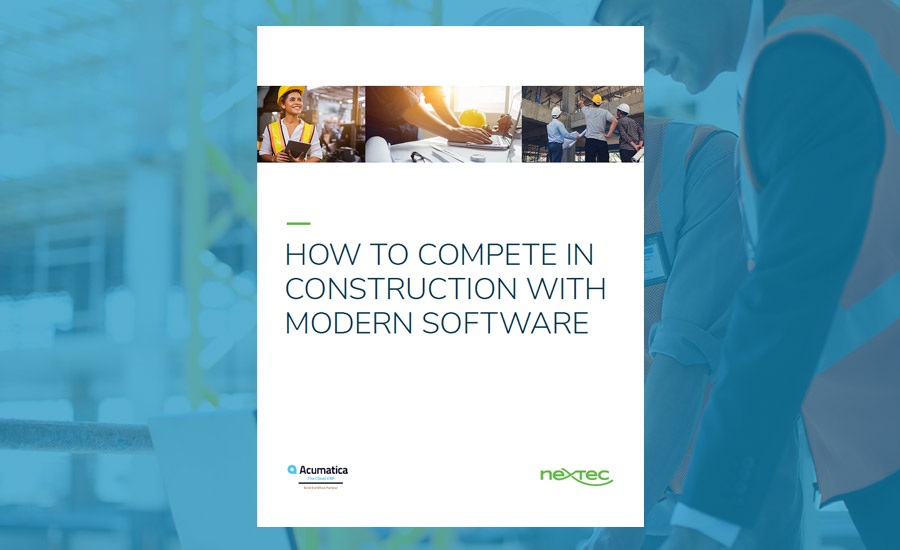 How to Compete in Construction with Modern Software