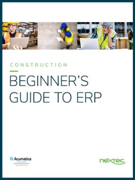 Construction Beginner's Guide to ERP