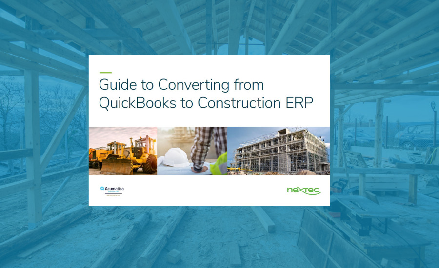 QuickBooks to construction ERP