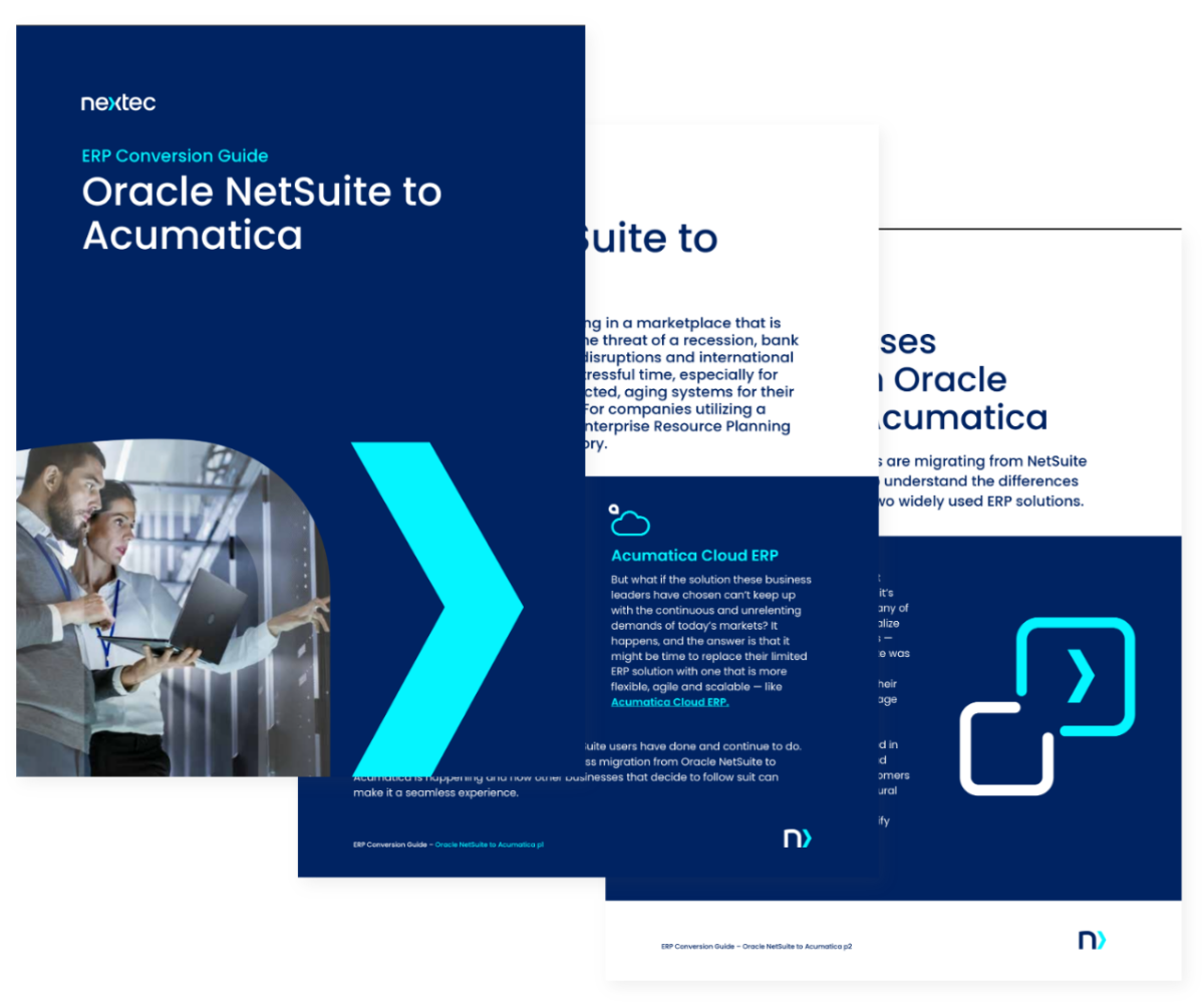ERP Conversion Guide Oracle NetSuite to Acumatica Thumbnail