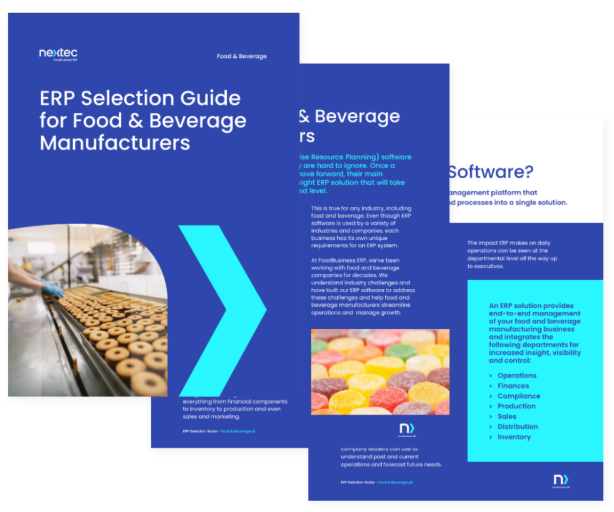 ERP Selection Guide for Food Beverage Manufacturers Thumbnail 1