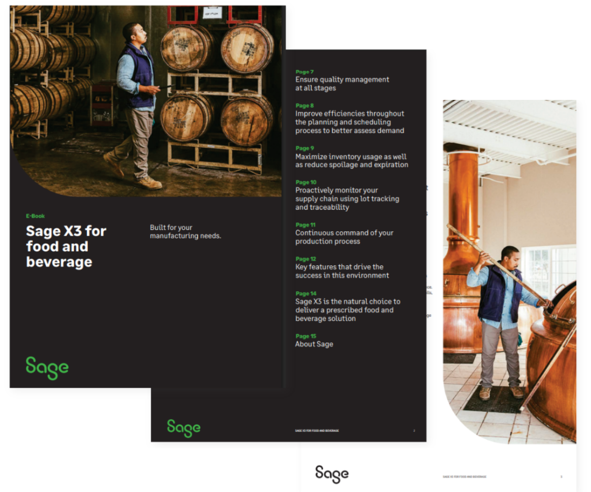 NexTec Group Sage X3 Food and Beverage eBook Resource Thumbnail 1 1