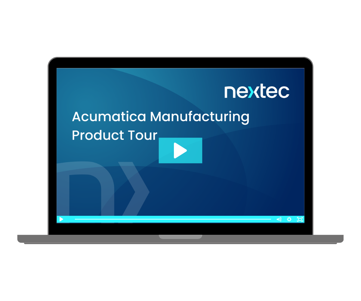 Acumatica Manufacturing Product Tour Thumbnail