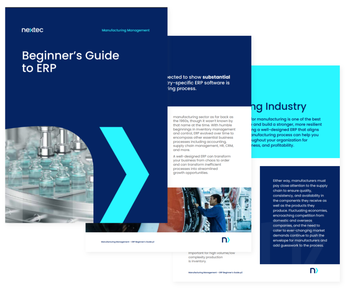 Manufacturing Beginners Guide to ERP Thumbnail