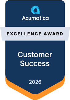 Acumatica Customer Success Excellence Award 2026