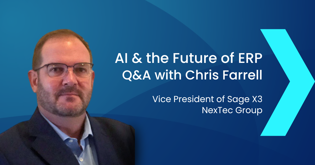 AI and the Future of ERP – Q&A with Chris Farrell blog image