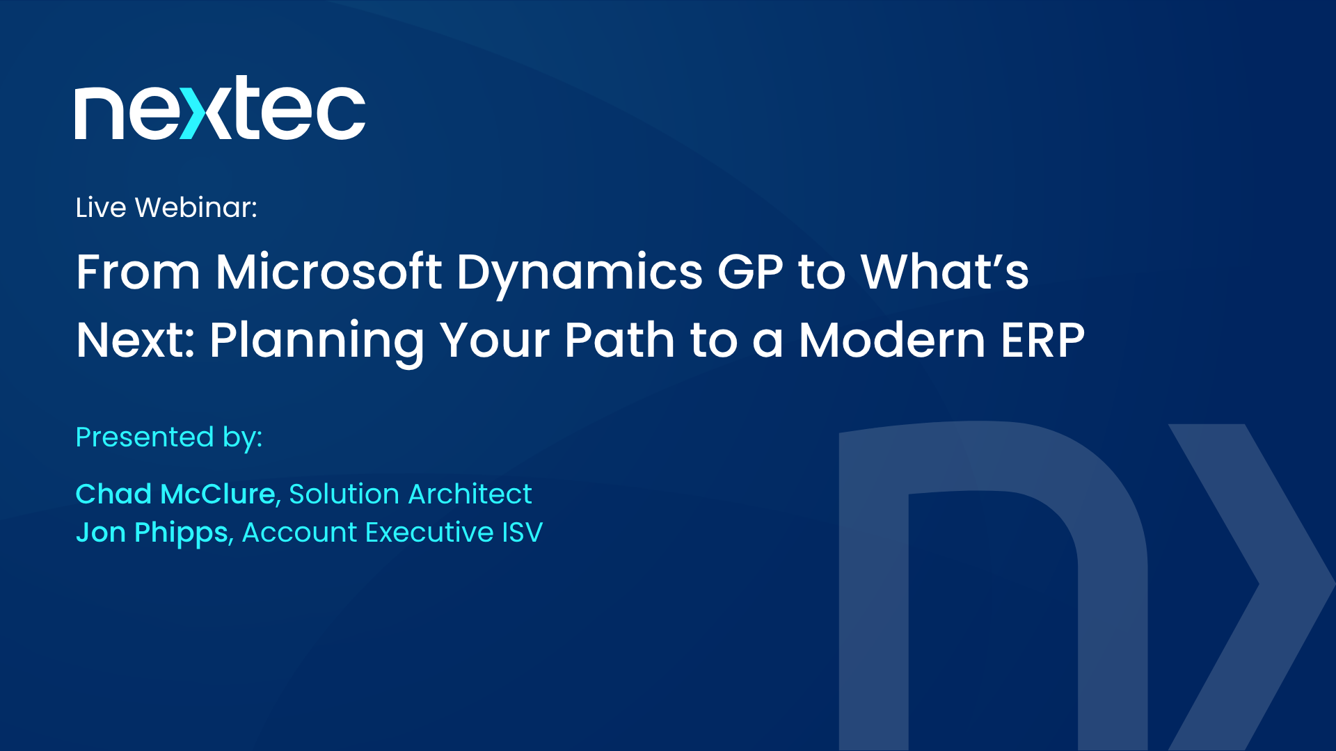 From Microsoft Dynamics GP to Whats Next Planning Your Path to a Modern ERP Webinar Thumbnail 1